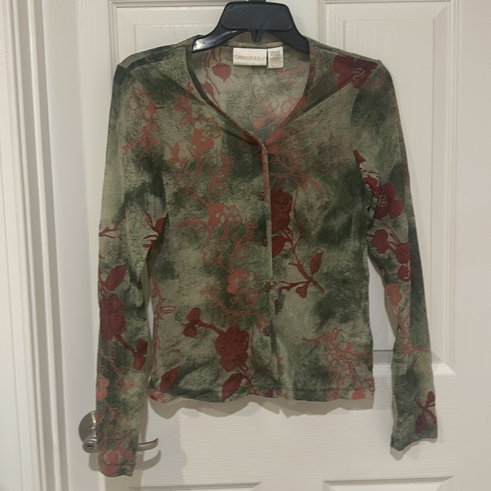 Shell And Button Up Sweater Set - image 6